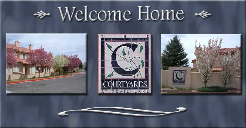 Welcome to the Courtyards at Quail Lake!